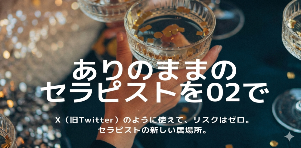 セラピストのための新しい居場所「02」誕生。